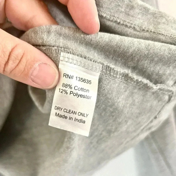 Love Sam Gray Beaded Sequin Wide Sleeve Embellished Hoodie Size Small - Picture 11 of 11